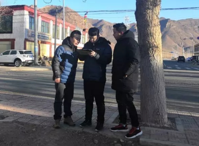 七中隊在林周測區(qū)開展工作 七中隊在林周測區(qū)開展工作